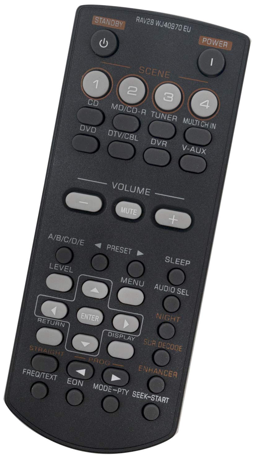 ALLIMITY RAV28 WJ40970EU Remote Control Replace for Yamaha Home Theater DVD AV Receiver HTR-6030 HTR6030 RX-V361​ RXV361​ HTIB-6800 HTIB6800