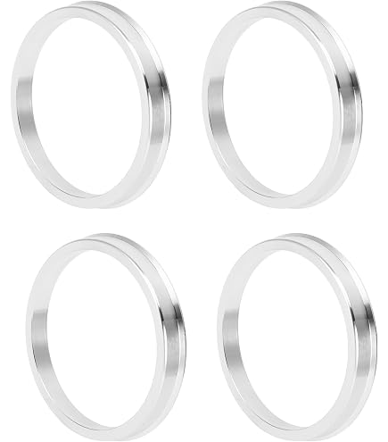Lot De 4 Bagues Centrage Roue (Ring Hub) Aluminium - OD 76,1mm / ID 74,1mm - Élimine Les Vibrations