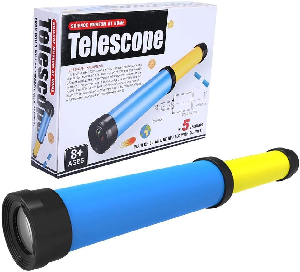 Telescope Toys for Kids, DIY Assembly Palyset Observation Toy Handmade
