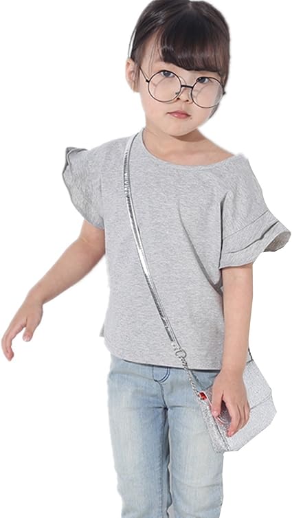 Amazon Hokibe ガールズキッズ Tシャツ トップス かわいい ガールズ 女の子 女 ファッション クール お洒落 かっこいい スポーツ 運動服 軽やか アウトドア カジュアル 春 夏 秋 ベーシック ストレッチ Tシャツ カットソー 通販