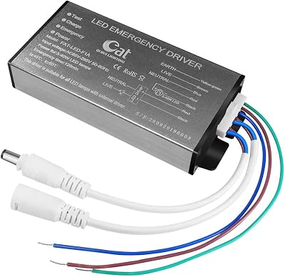 Cat Qihui Lighting 3-60W LED Emergency Driver Kit AC85-265V CE RoHS 133x55x21mm