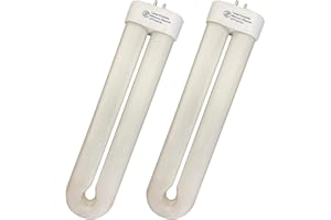 KONIDEKE junxing BF190 Replacement Bulbs, Black Light Bulb Compatible with BK-40D, FUL32T8/BL 365nm, U Shape BL Fluorescent lamp,10 inch 32 Watt 2 Pack