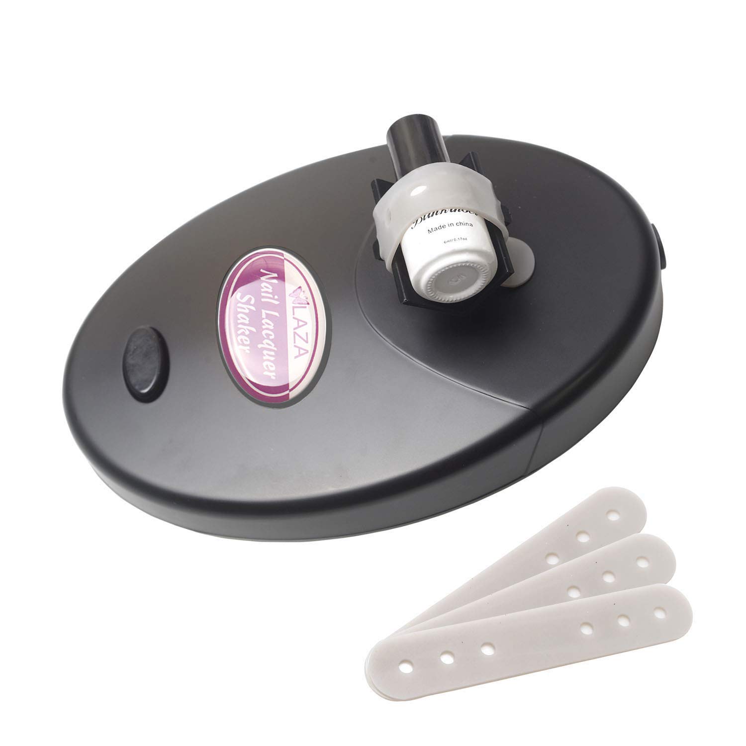 Photo 1 of Laza Nail Lacquer Shaker Nails Gel Polish Varnish Adjustable Bottle Shaking Machine Shake Evenly Tools for Nails Art - Black