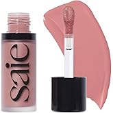 Saie Dew Liquid Blush for Cheeks - Hydrating Cream Blush Stick with a Blendable + Buildable Formula - Skincare Infused Dewy Cheek Tint for a Natural Flush - Glowy Makeup Essential - Lady (.40 oz)