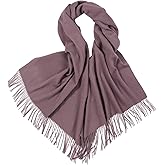 SKNSOFT Wool Shawl Wraps for Women Winter Scarf Thick Travel Wrap Shawls Warm for Cold Weather Scarves for Men