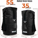 Ultra Dry Adventurer Premium 35L Waterproof Dry Bag Backpack Black view 3