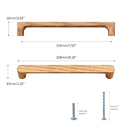 Evionlin Burlywood Round 7-1/2in 4 pcs Wooden