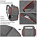 Laptop Backpack,BRINCH Unisex Luggage & Travel Bags Knapsack,Rucksack Backpack Hiking Bags Students School Shoulder Backpacks Fits Up to 17.3 Inch Laptop Macbook Computer,Grey-Orange