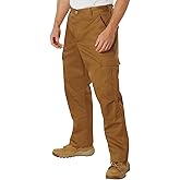 Rothco Tactical BDU Pants – Rugged Cargo Outdoor Hiking EDC Work Uniform, Work Brown, S