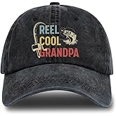 rofiowa Fishing Adjustable Cotton Baseball Cap, Funny Trucker Hat Gift for Men Women Grandpa Dad Fishing Lover Fisherman
