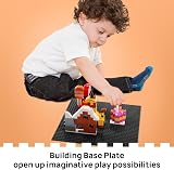Lekebaby 4 Pack Classic Base Plates 25.5 x 25.5 cm Black Compatible view 2