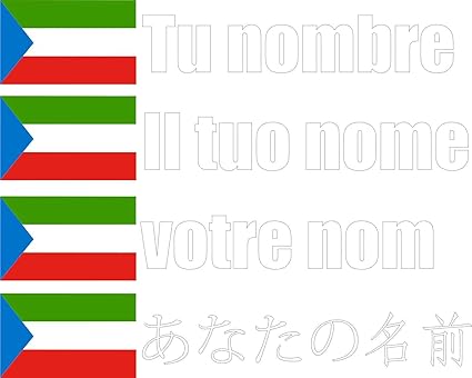 JINTORA -Guinea Ecuatorial- Fuente Blanca - Pegatina Vinilo ...