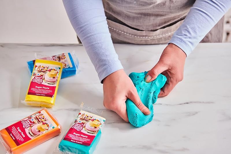 Sugar Paste Pasta de Azúcar, Hot Pink, 1 kg