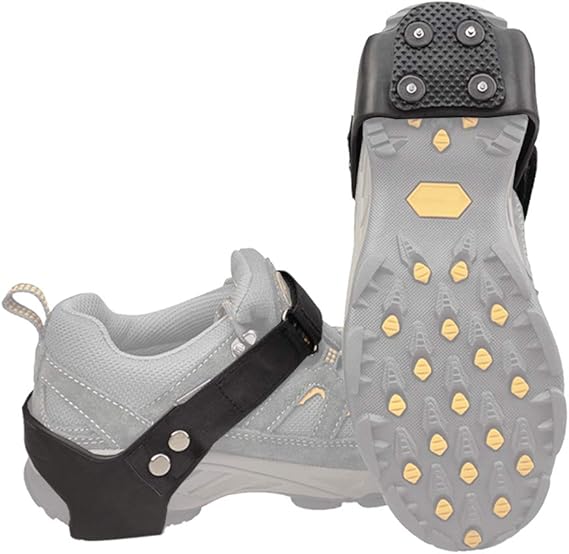 Walk Traction Cleats with a Pair of Velcro Straps and a Storage Bag PSQ