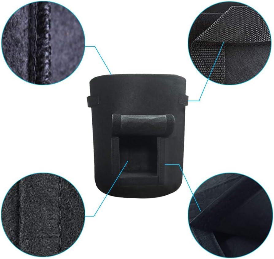 Awnic Maceta Textil no Tejido Patatas Sacos para Plantas con Placa ...