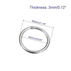 Unifizz 304 Stainless Steel Welded O Ring