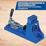 Kreg K4 Pocket Hole Jig 256272 Removable Drill Guide 1/2-1 1/2 Inch Thick view 4