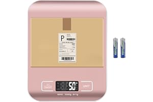 Selegere MarFul Digital Shipping Scale, Kitchen Scale, Stainless Steel Accurate 5kg/1g Portable Small Postal Scale for Packag
