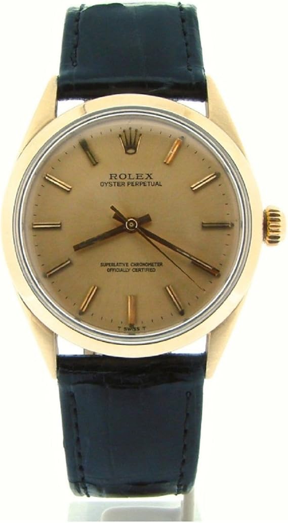 Para hombre Rolex 14 K oro Shell Oyster Perpetual no-date ...