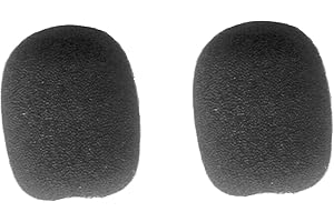 Crystal Mic Replacement Aviation Microphone windscreens for Bose Typhoon (Two (2) Pack A20 Model)