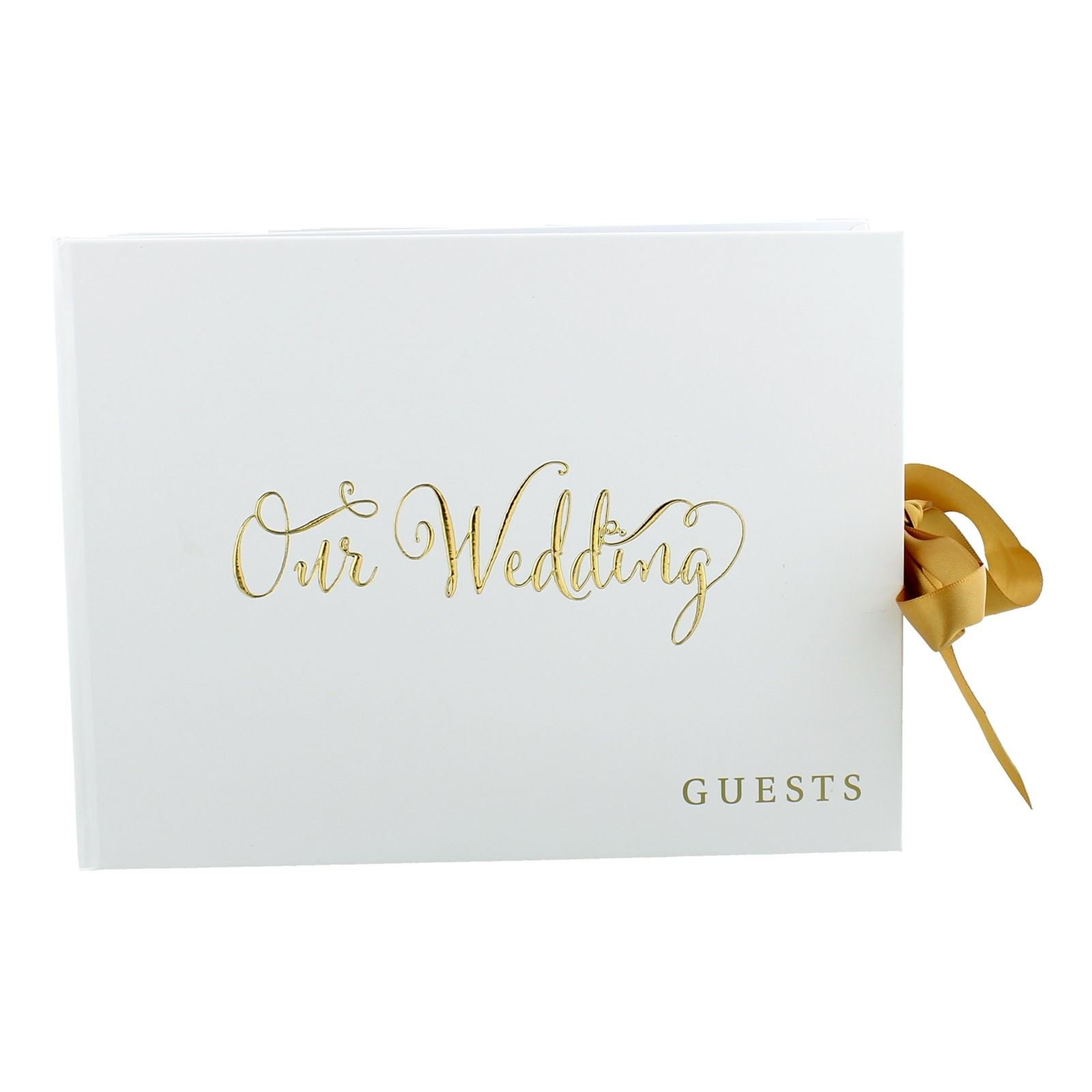 Always & Forever Gold Foil "Our Wedding" Guest Book WG703