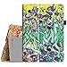 Fintie Folio Case for iPad 6th / 5th Generation (2018/2017), iPad Air 2 / Air 1 (9.7 Inch) - [Corner Protection] Premium Vegan Leather Stand Cover, Irises