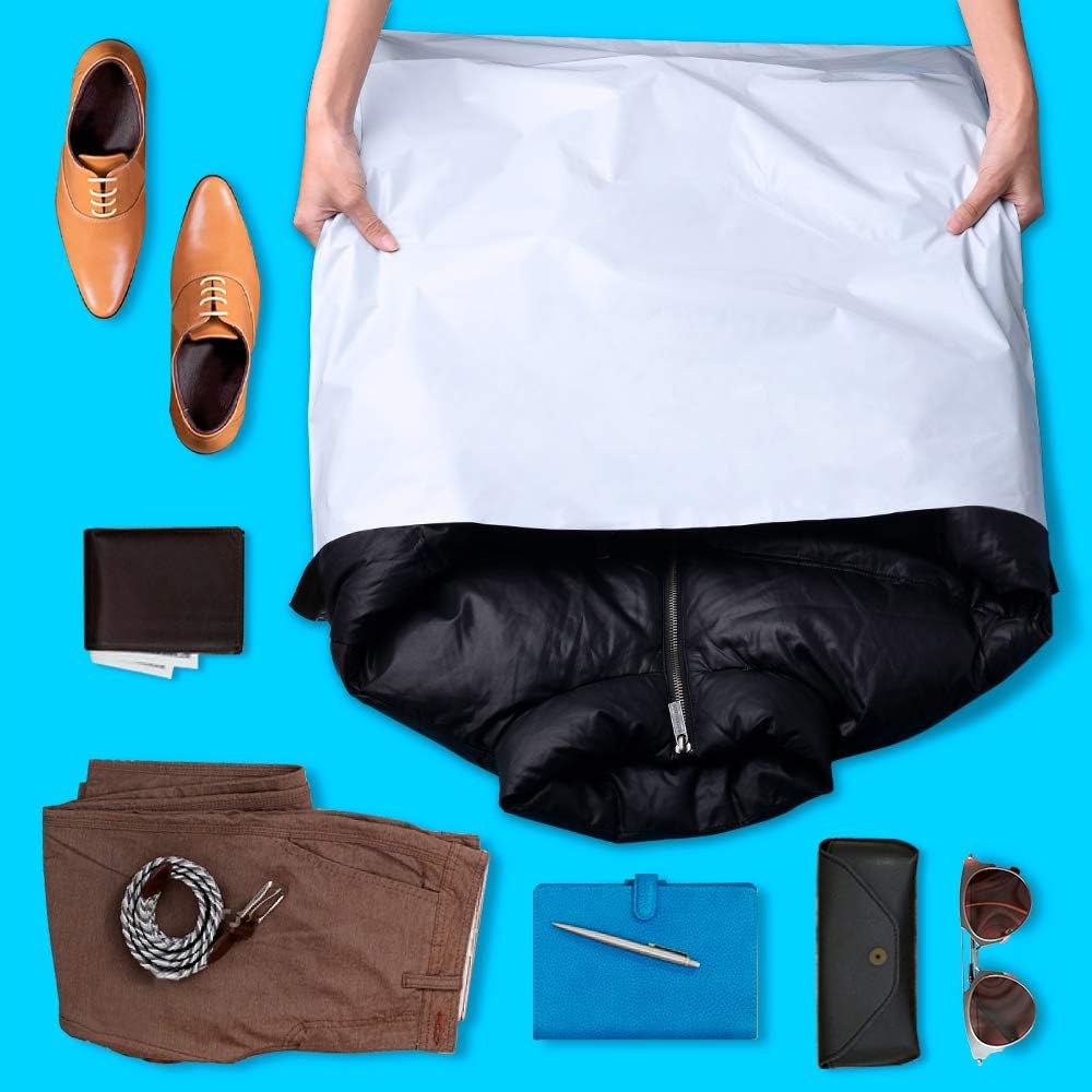 Fu Global 24X24 Inches White Poly Mailers Envelopes Shipping Bags Self Adhesive Waterproof Postal Bags (50pc) : Office Products
