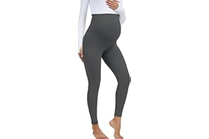 VIMPEP 25” Maternity Leggings Stretchy Over The Belly Pregnancy Workout Active Wear High Waisted Seamless Soft Yoga Pants 311