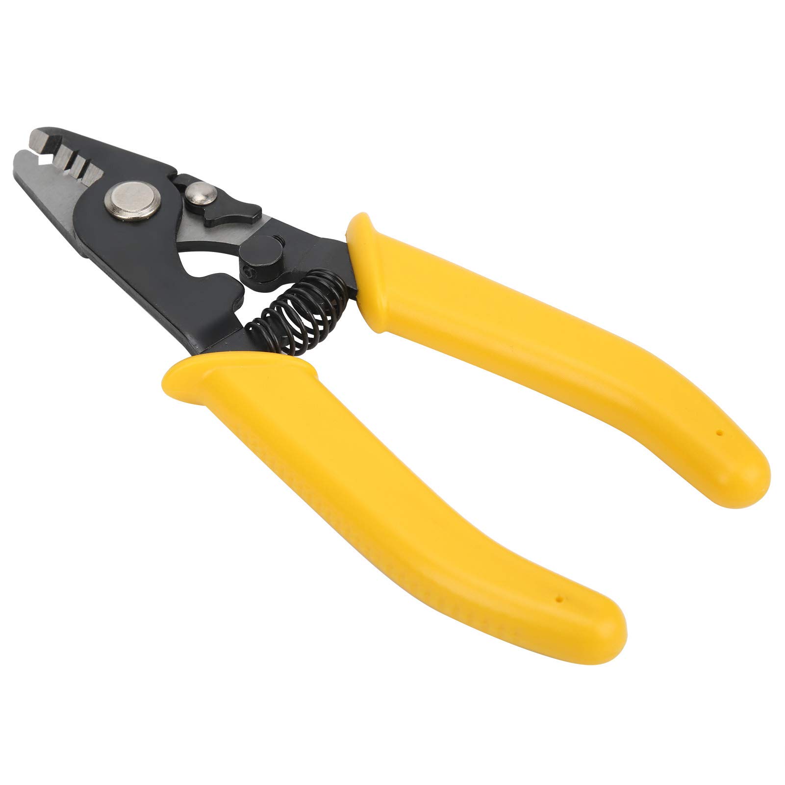 Fibre Optic Stripper Tool 3 Hole Wire Stripping Pliers High Hardness Cable Cutting Crimping Tool