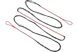 MECCANIXITY Traditional Recurve Bow String Replacement AMO 58" in 12 Strands Archery Bowstring Accessories for Universal Arch