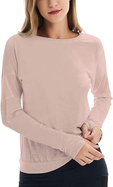 Amazon.com: Fihapyli - Camiseta de manga larga para mujer ...