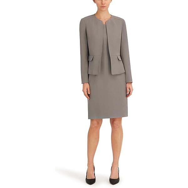 grey dress suit women's The Light Grey Wedding Suit main image 1
