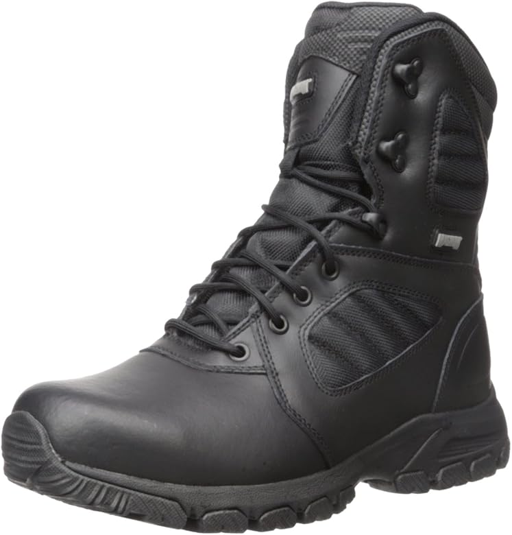black steel toe tactical boots