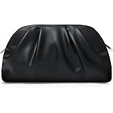 lovyoCoCo Clutch Purse for Women Soft Pleated PU Wedding Clutch, Elegant Evening Bag for Galas, Proms,Cocktail Parties