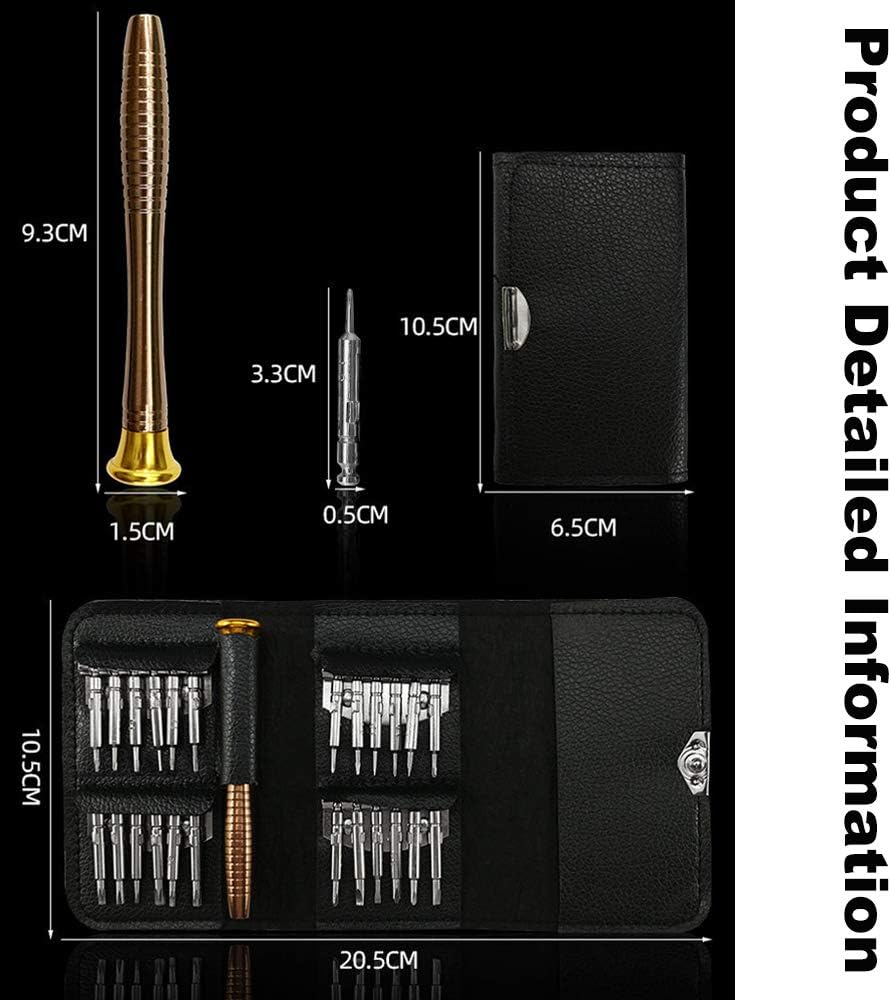 2 Sets of 25 in 1 Mini Screwdriver Set, Precision Screwdriver Set ...