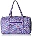 Vera Bradley Women's Cotton Large Travel Duffel Bag, Lilac Tapestry, One Size