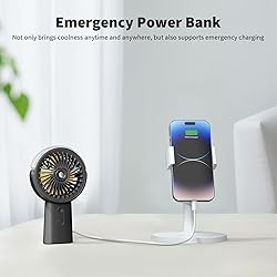 Otlonpe Handheld Misting Fan Portable, 4000mAh