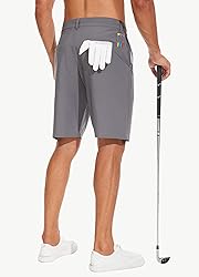 JWM Mens 9" Stretch Golf Shorts - Lightweight
