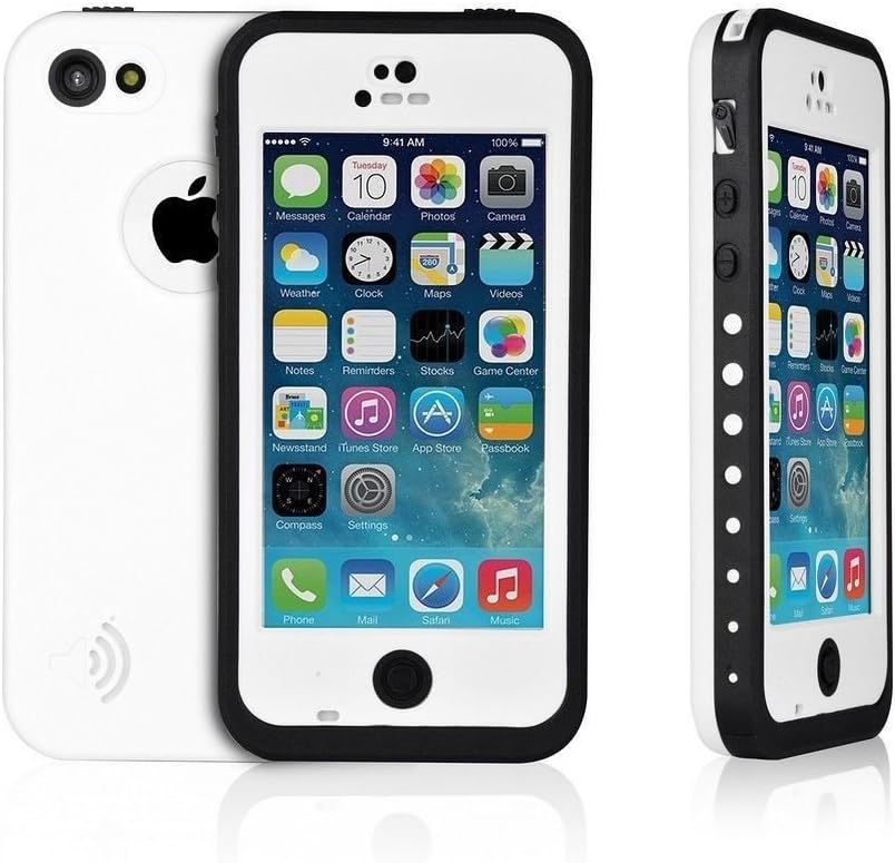 Newest Waterproof Shockproof Dirt Snow Proof Durable Case Cover For iPhone 5C White