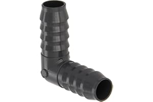 SPEARS MANUFACTURING Spears 1406 Series PVC Tube Fitting, 90 Degree Elbow, Schedule 40, Gray, 3/4" Barbed