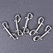 LIOOBO 5pcs Double Ended Bolt Snap Hook Zinc Alloy Double End Scuba Diving Clips for Water Bucket Dog Leash Pet Feed Bucket Hammock Horse Tack (Silver)
