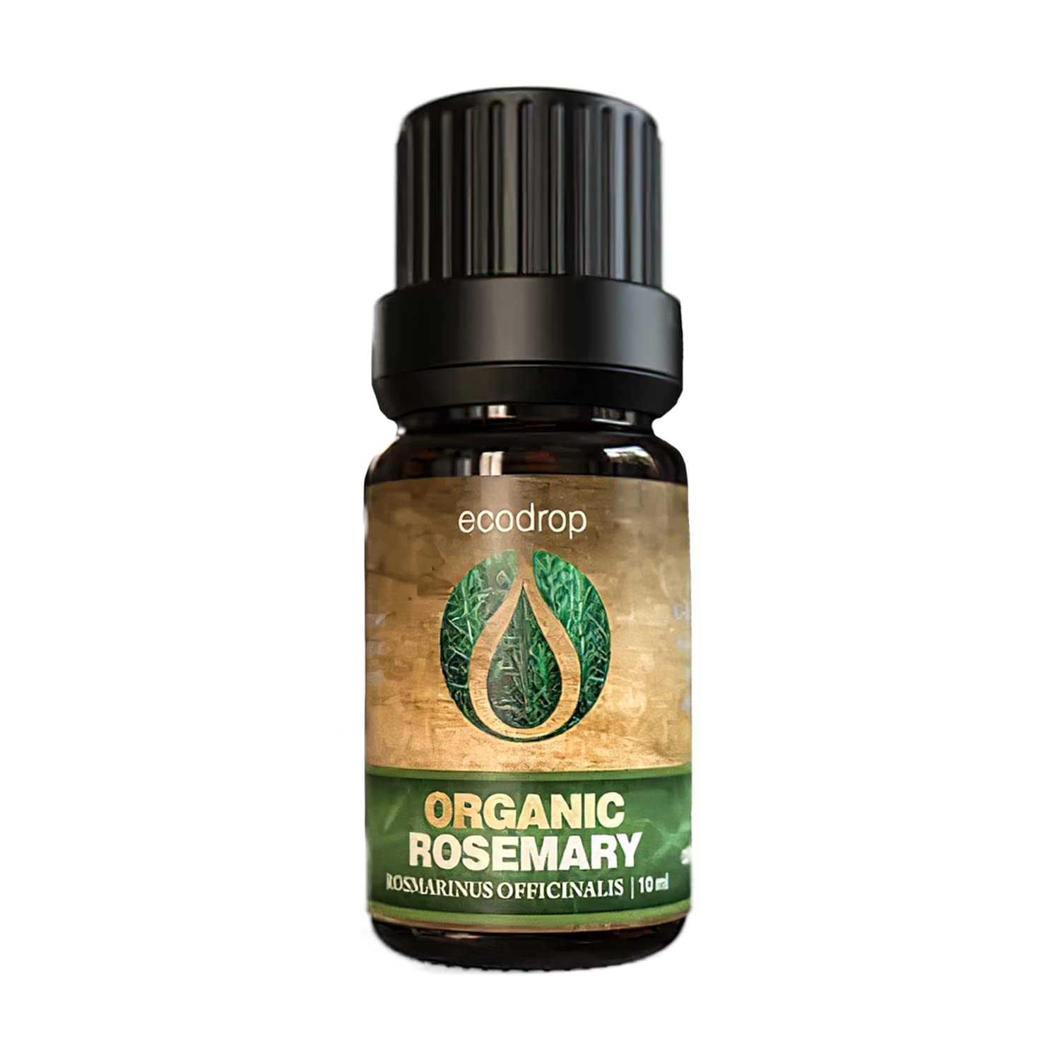 Ecodrop Rosemary Essential Oil I 10ml I Certified Organic and 100% Pure Natural & & for Aromatherapy, Massage, Diffusers & Bath I Rosemary Oil for Healthy Hair