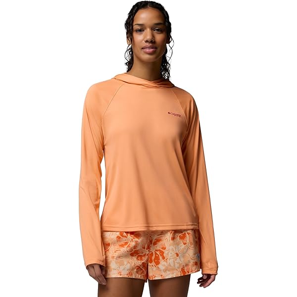 Columbia Women's PFG Solar Stream Hoodie, Collegiate Navy, X-Small