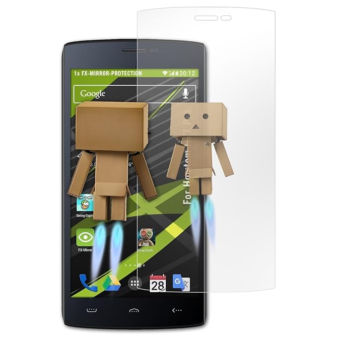 atFolix Displayfolie für Homtom HT7 Pro Spiegelfolie, Spiegeleffekt FX Schutzfolie