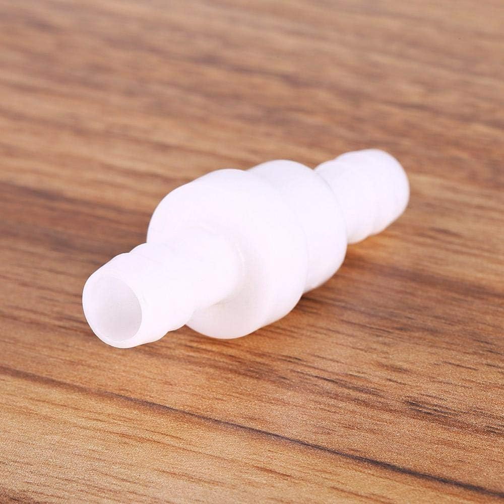 10mm 3/8" Plastic Quick Fitting One Way Non Return Check Valve for Water Fuel Gas Liquid Air, White - Image 5