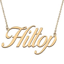 HUAN XUN Customized Custom Simple Any Name Necklace