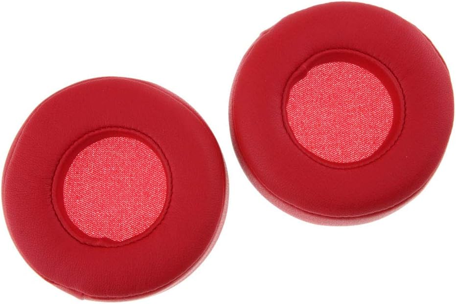 Soft Ear Pads Cushions Replacement for Beats Mixr On-Ear Headsets Red