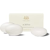 Caswell-Massey Natural Bar Soap Gift Set - Almond Scent - Triple-Milled Moisturizing Body Soap Bars for Men &amp; Women, Plant-Based Formula for Soft Skin, Made in USA, 3 x 5.8 oz
