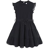 Bumeex Kids Tween Teen Girls Fashion Swing Casual Party Dress 4-15 Years