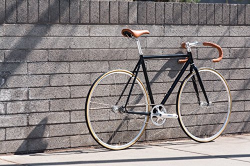 State Bicycle Bernard - Fixed Gear/Single Speed Bike, 62cm - Bullhorn
